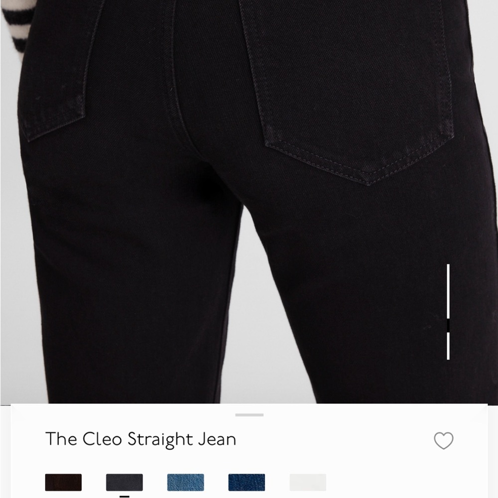 Madewell Black The Cleo Straight-Leg Jeans - Picture 3 of 4